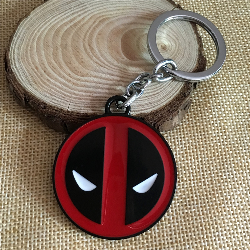 动漫 死侍Deadpool 标志合金钥匙扣挂件 外贸饰品批发