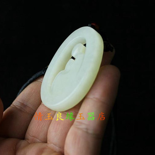 新疆和田玉_良缘新疆和田玉 悟道吊坠 问道 青