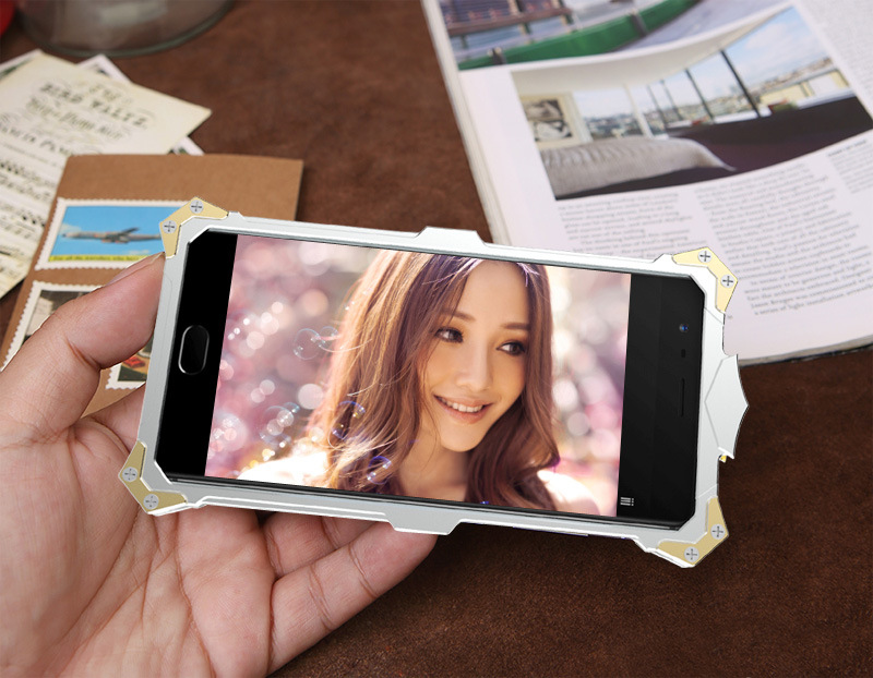 SIMON THOR Aviation Aluminum Alloy Shockproof Armor Metal Case Cover for OnePlus 3