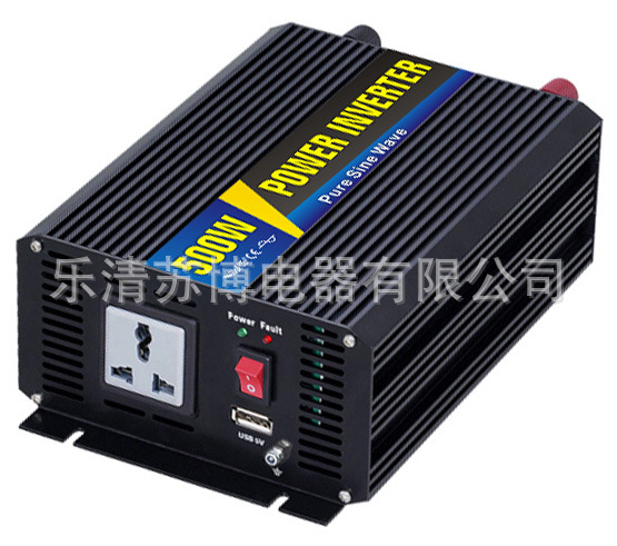 车载逆变器 500W足功率高频纯正弦波逆变器太阳能光伏逆变器