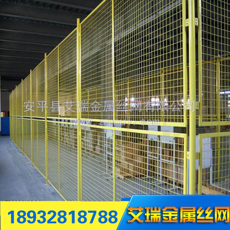 仓库车间隔离网 工厂小区围栏网、室内框架铁丝网围栏