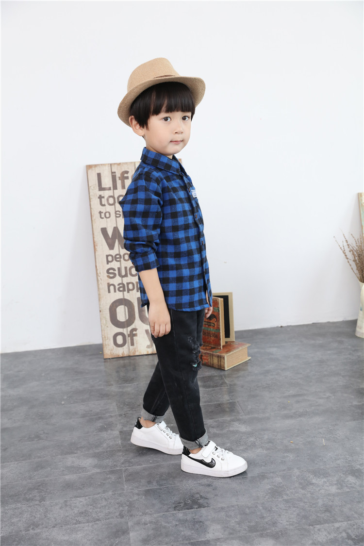 Chemise garcon à manche longue - Ref 2077353 Image 13