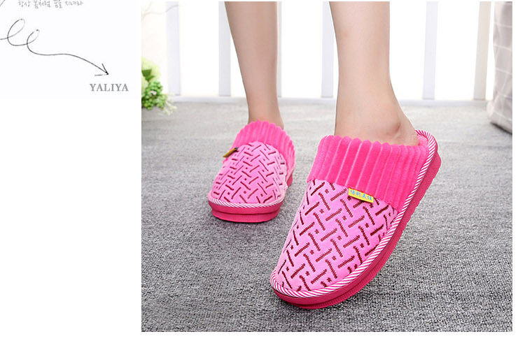 Pantoufles enfants en suède pour hiver - semelle coton - Ref 1004947 Image 47