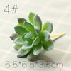 Simulation succulent plant wholesale small succulent prefecture fake green plant wall room interior and exterior decorative combinations of velvet implanted flesh