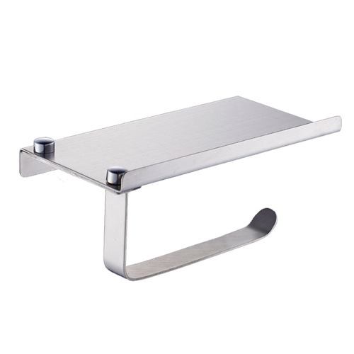 304 stainless steel roll paper holder, bathroom mobile phone storage rack, tissue box, toilet paper holder, paper towel holder without punching