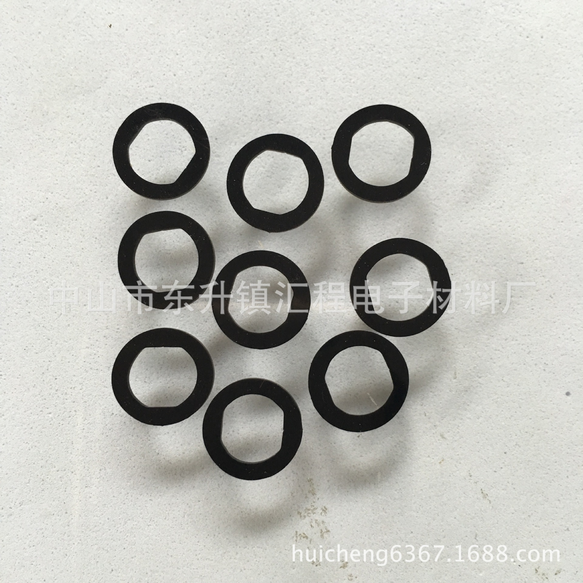 柜锁橡胶密封垫 智能指纹锁硅胶防水密封垫 抽屉指纹锁防水防尘垫