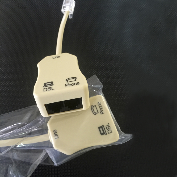 ADSL American telephone separator signal separator with cable Crystal Head separator broadband separator