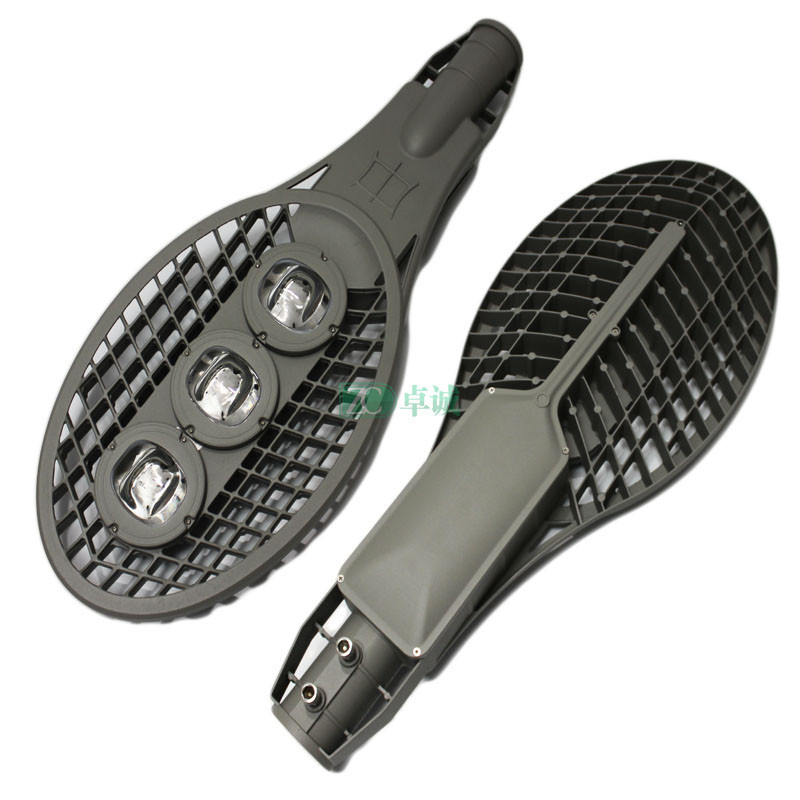 厂家直销LED路灯外壳 150W路灯头路灯外壳  新款三眼网拍路灯外壳