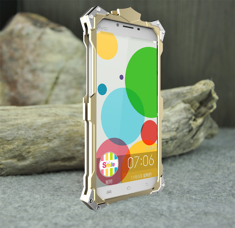 SIMON THOR Aviation Aluminum Alloy Shockproof Armor Metal Case Cover for vivo Y35