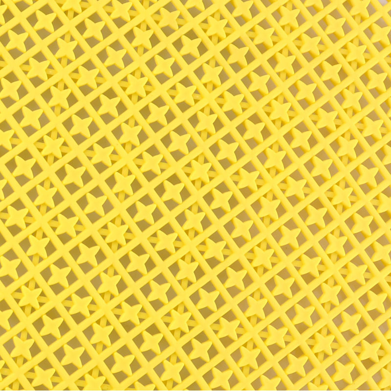 Swimming Pool Yellow Sky-shaped Gel Spa Bath Non-slip Mat Kitchen Bathroom Toilet Mat