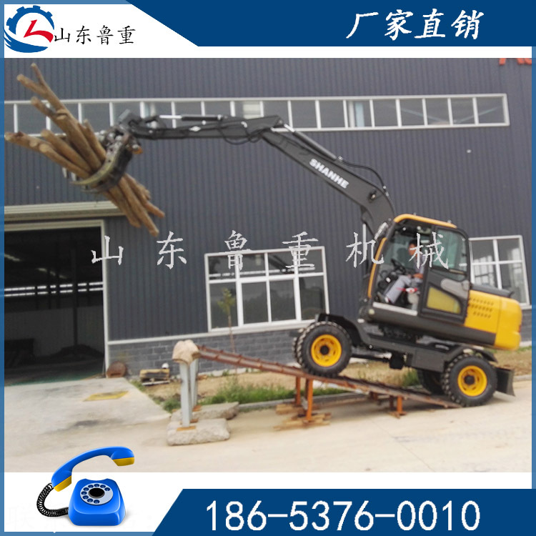  75轮式挖掘机 液压系统75轮挖 小型轮挖价格