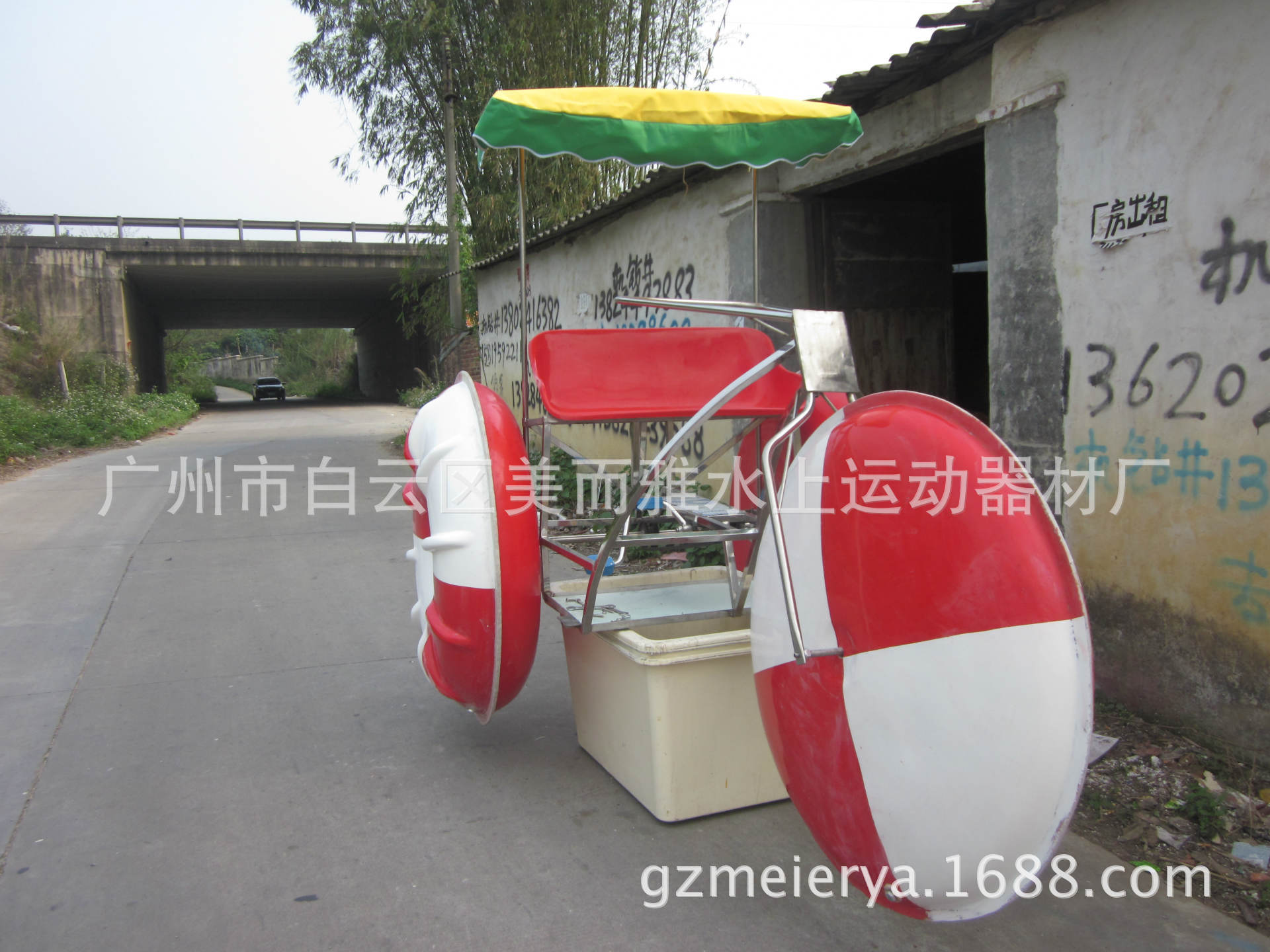 不锈钢架子三轮车 (7)