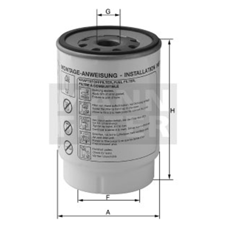 PL270/1x滤芯MANN-FILTER(曼牌滤清器)