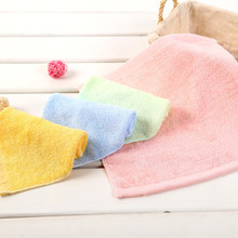 竹纤维大方巾30*30幼儿园儿童小毛巾婴儿口水巾母婴毛巾厂家批发