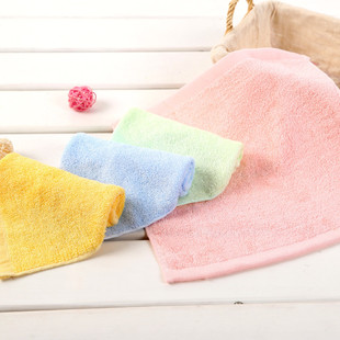 Bamboo fiber large square towel 30*30 kindergarten children's small towel baby saliva towel mother and baby towel factory wholesale