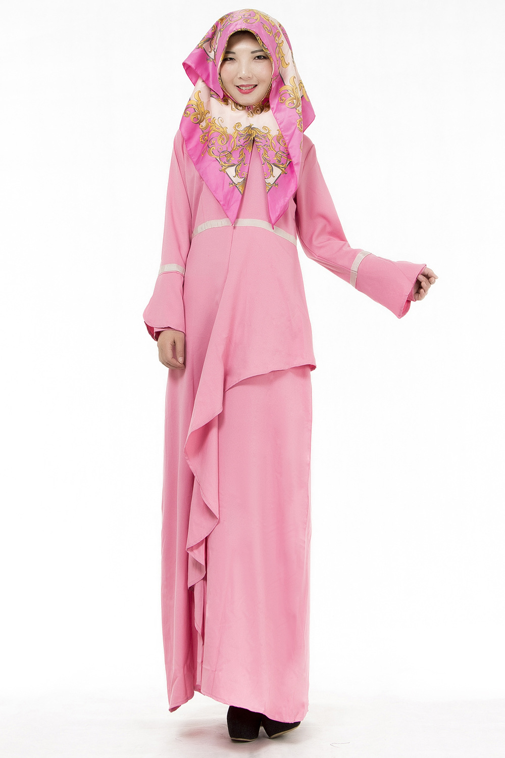 Fashion Women Baju  Kurung  Muslim Abaya Dresses Islamic 