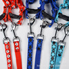 Printing double -layer cloth dog chest strap, colorful pet traction rope