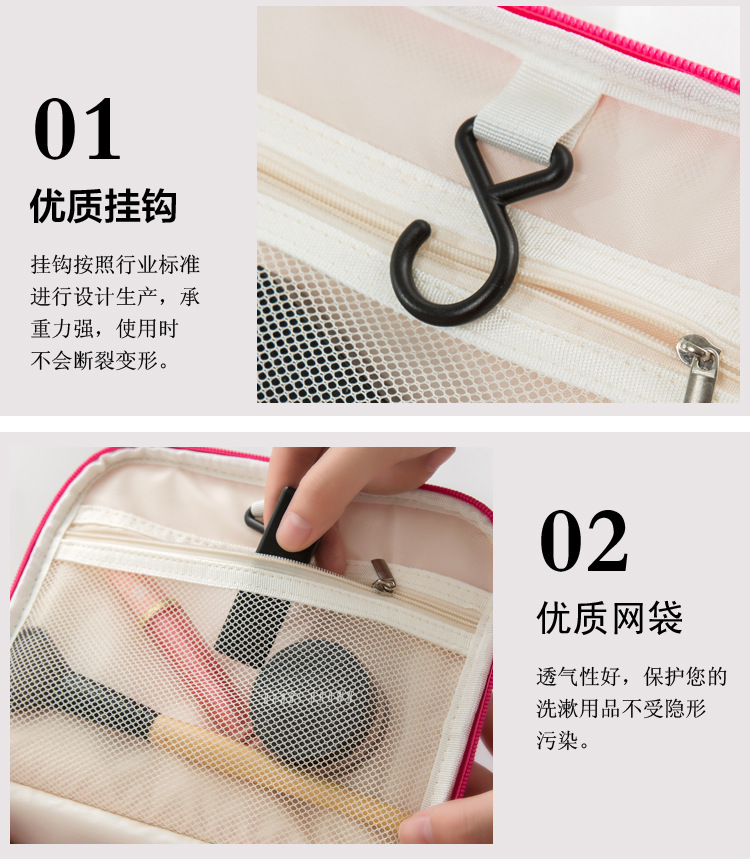 200g Weight Pink, Purple, Red, Green, Black Color Large-capacity Camouflage Wash Bag Wholesale Nihaojewelry 4