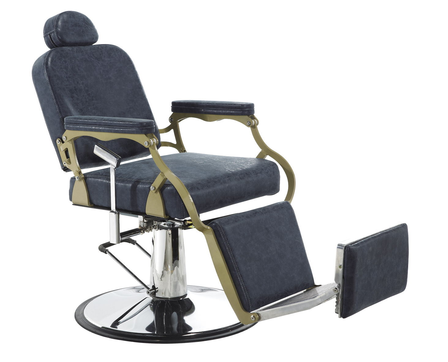 厂家直销美容美发大椅 理疗放倒复古理发椅 