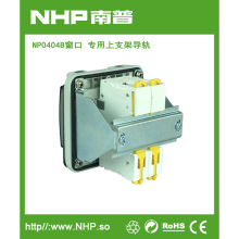 NHP南普 透明防水窗口專用上支架導軌套裝 鍍鋅材質 導軌支架