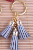 Fashionable keychain with tassels, high-end pendant, handmade, wholesale