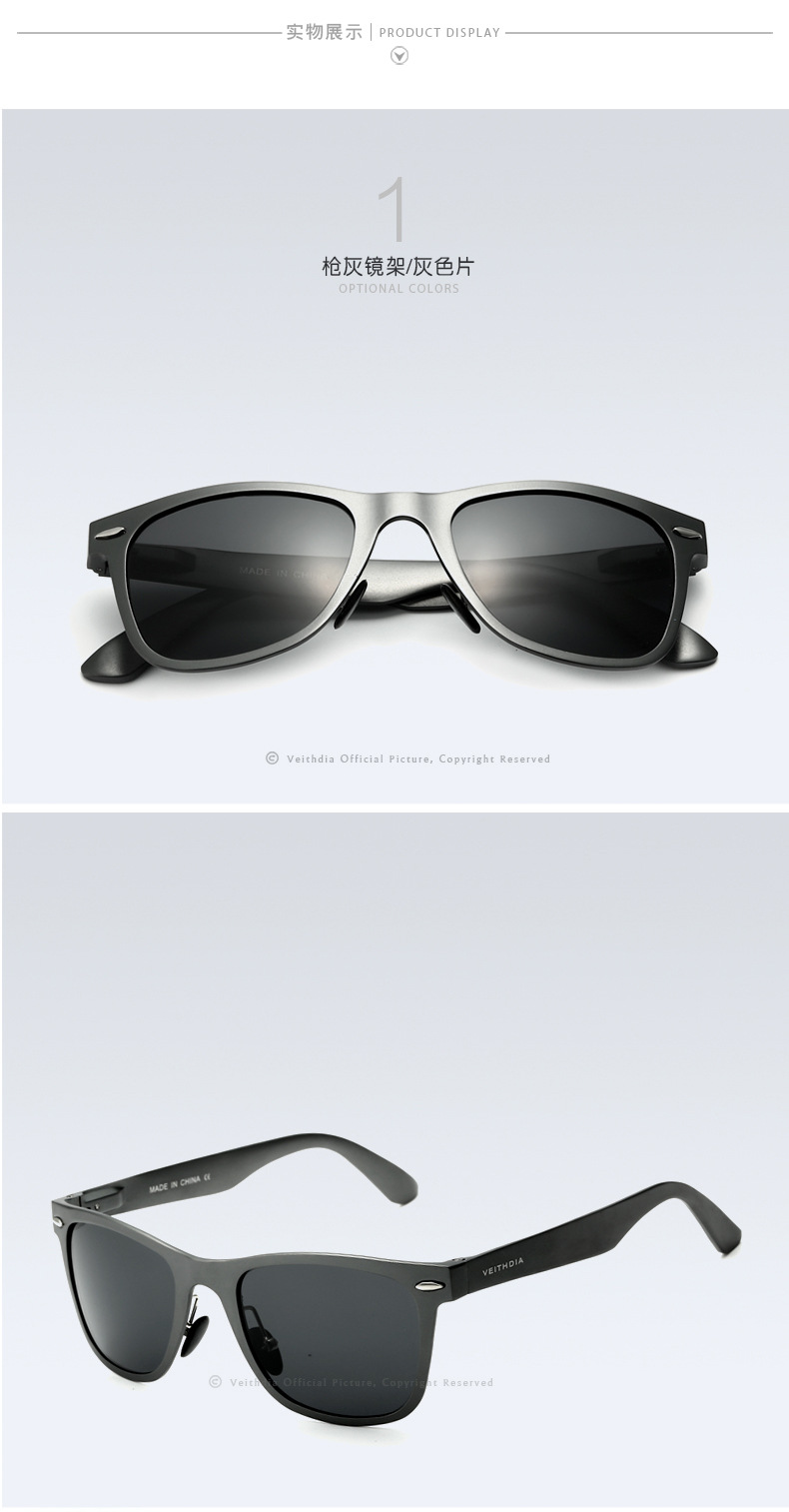 Lunettes de soleil VEITHDIA  WEISS TIA en Alliage aluminium-magnésium - Ref 3365930 Image 8