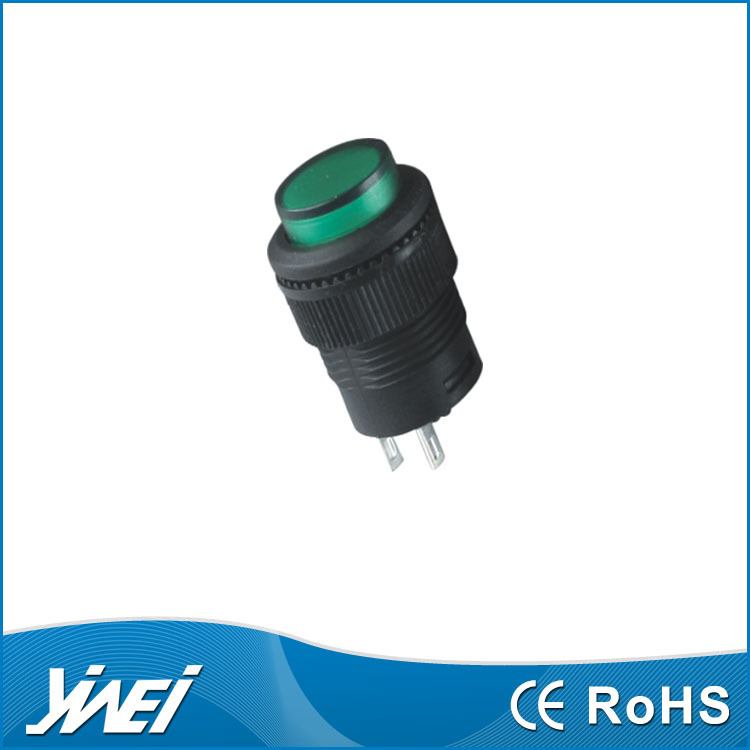 带灯带锁不带灯不带锁圆头方头红绿蓝各色按钮开关 YW4-314