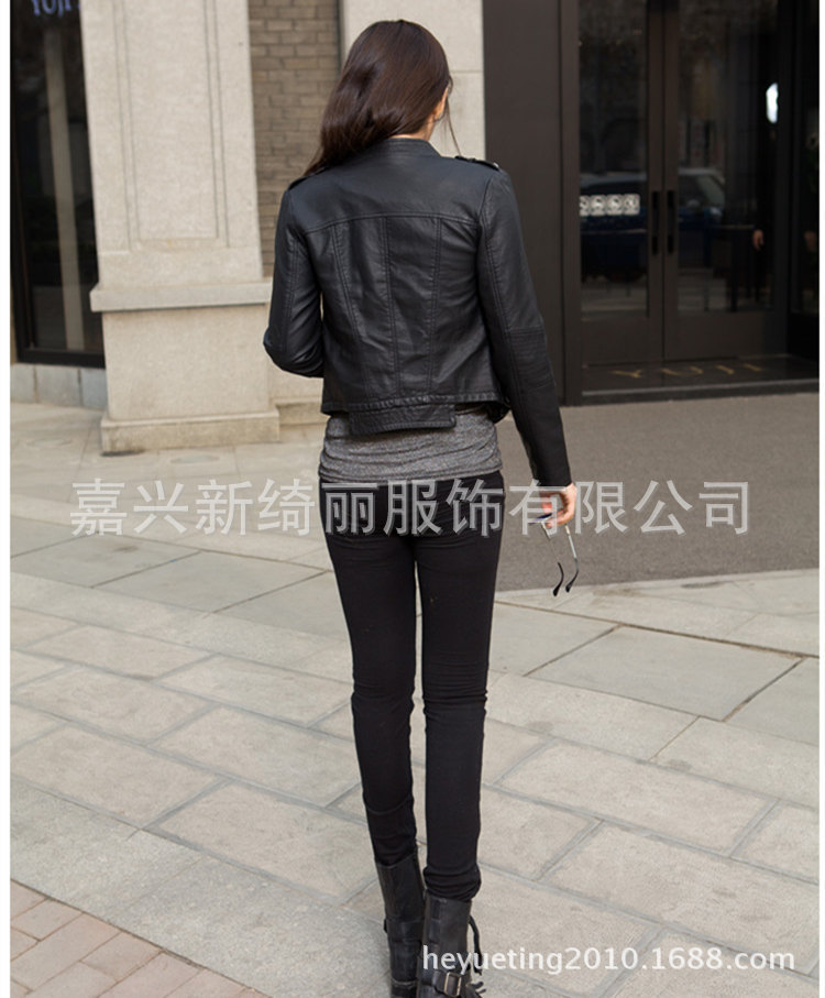 Veste cuir femme YOUKU en PU - Ref 3332725 Image 21