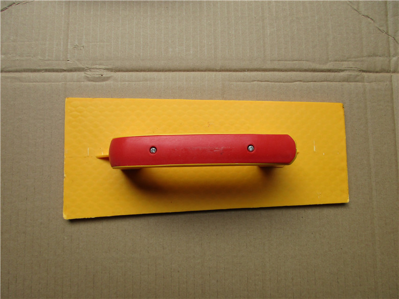 支持混批抹泥板 深黄色塑料抹子 钢化抹泥板 填缝剂工具 塑料抹子