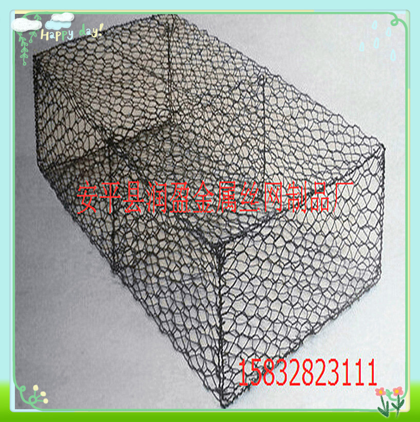 铁丝焊接石头笼子 电焊石笼网