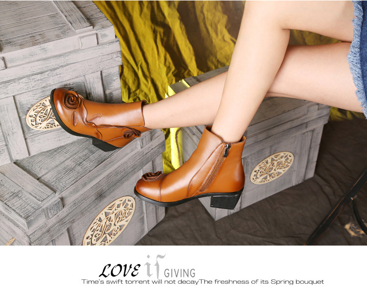 Bottes femme TRANQUILLEMENT en En cuir - Ref 3355123 Image 27