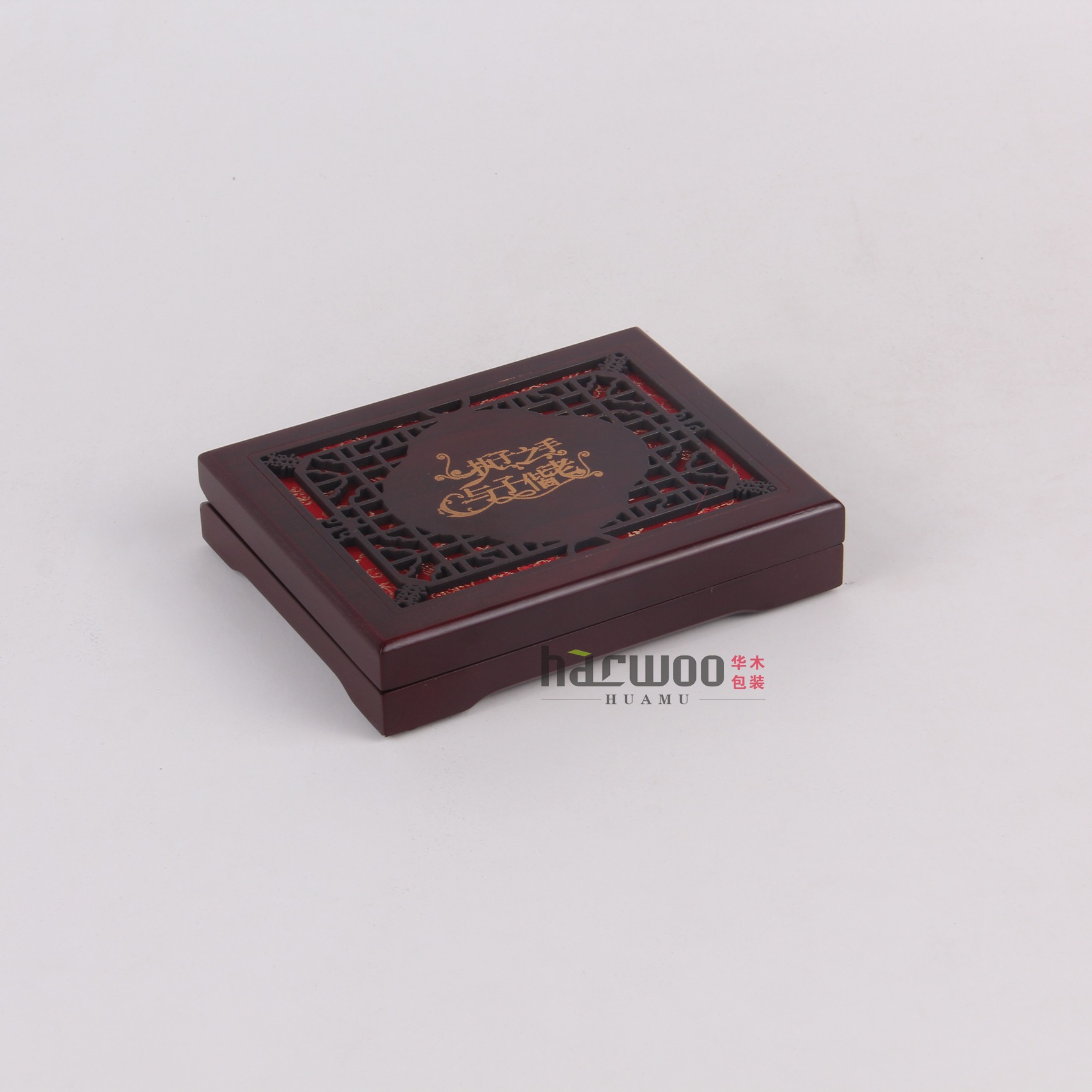 华木定制新婚创意礼品家居摆件结婚礼物木质礼盒结婚证包装盒