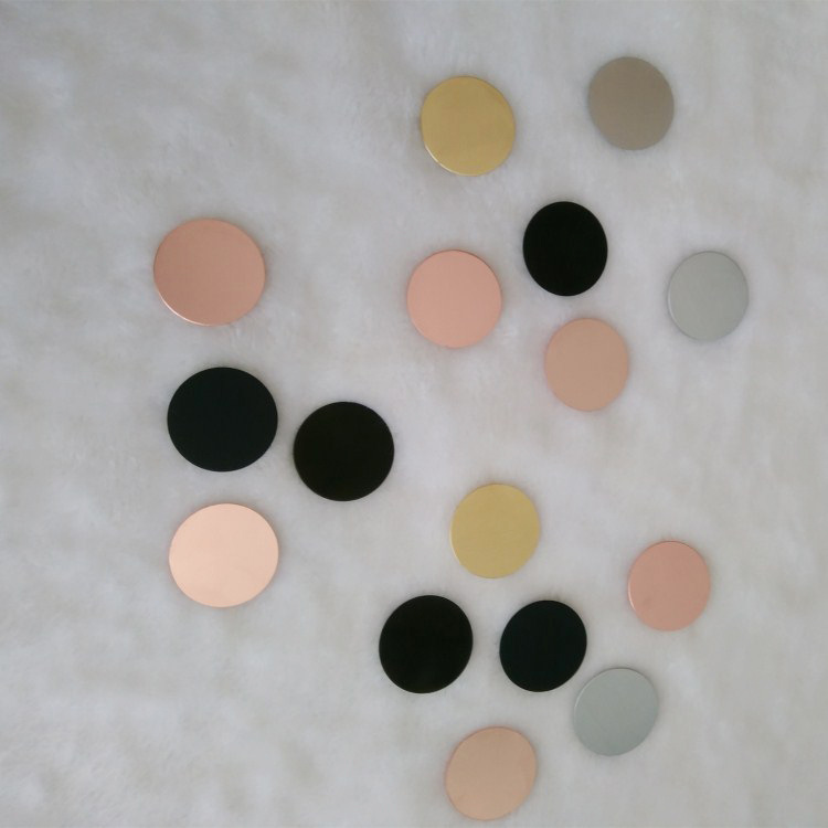 铁件真空电镀彩色 七彩色真空电镀加工 金属表面加工 饰品镀彩色