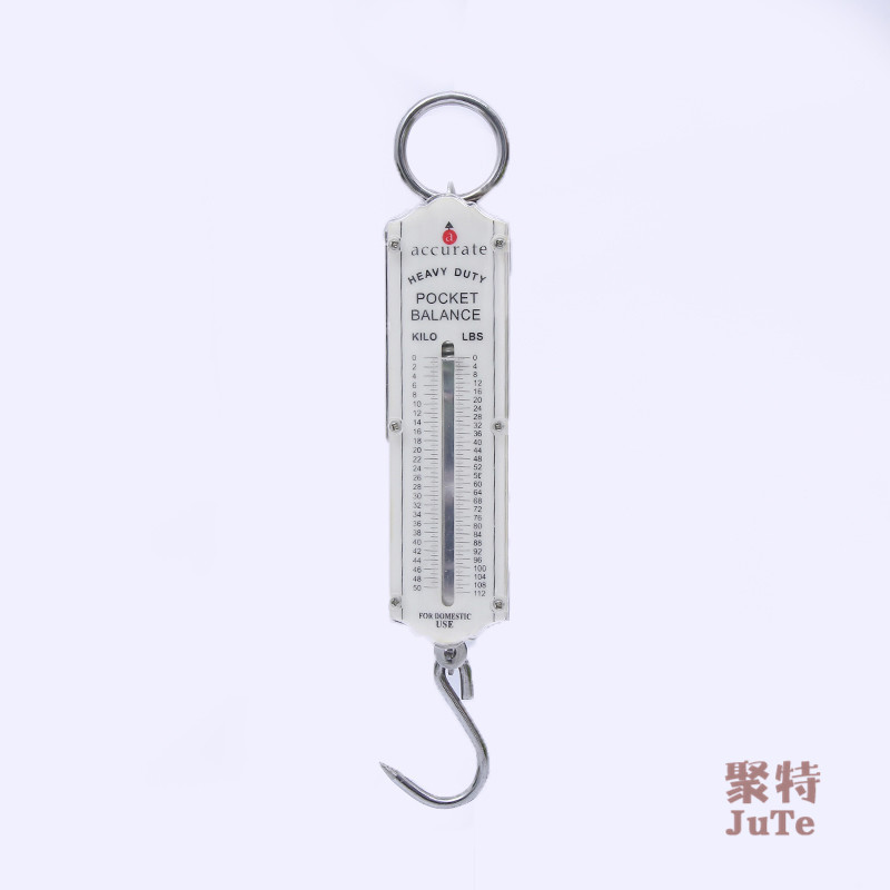 弹簧秤 手提秤  称50kg平面透明秤 钩秤 电子秤 厂家直销高精度