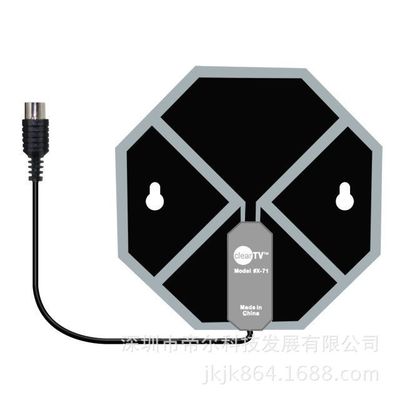 新款 高清数字室内天线 室内电视天线 家居使用 小巧便捷带吸盘