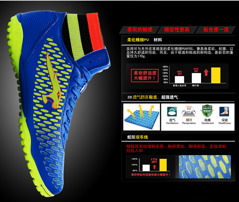 Chaussures de football - Fonction de pliage facile - Ref 2443961 Image 14