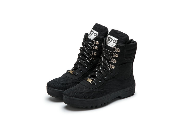 Bottes militaires en toile - porter - Ref 1397086 Image 5