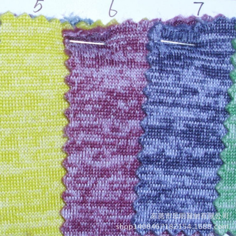 MB6093粗针七彩单面绒卫衣布鞋材女装时尚面料