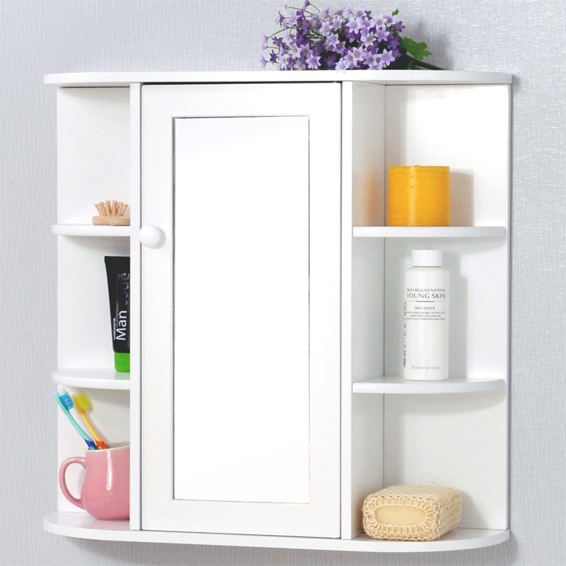Wall Cabinet Combination for Small Apartments, Balcony Wall Cabinet, Bathroom Hanging Cabinet, Vanity Mirror Cabinet, Factory Customized Waterproof Storage Bathroom Cabinet