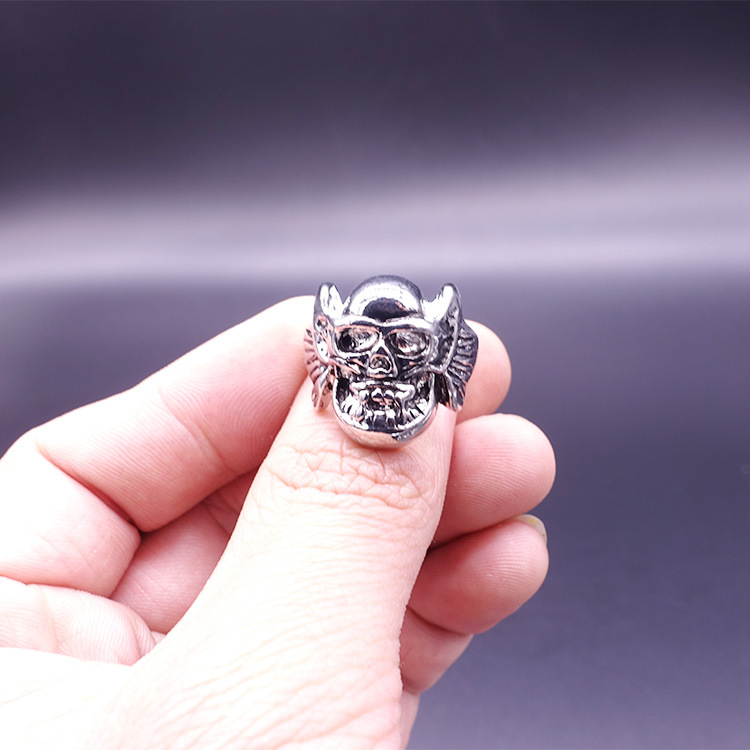 Wholesale 50pcs Mix Lot Skull Silver/gold Men's Rings Fashion
