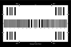 日本MCRL村上技术研究所 16：9 测试卡 In megacycle chart