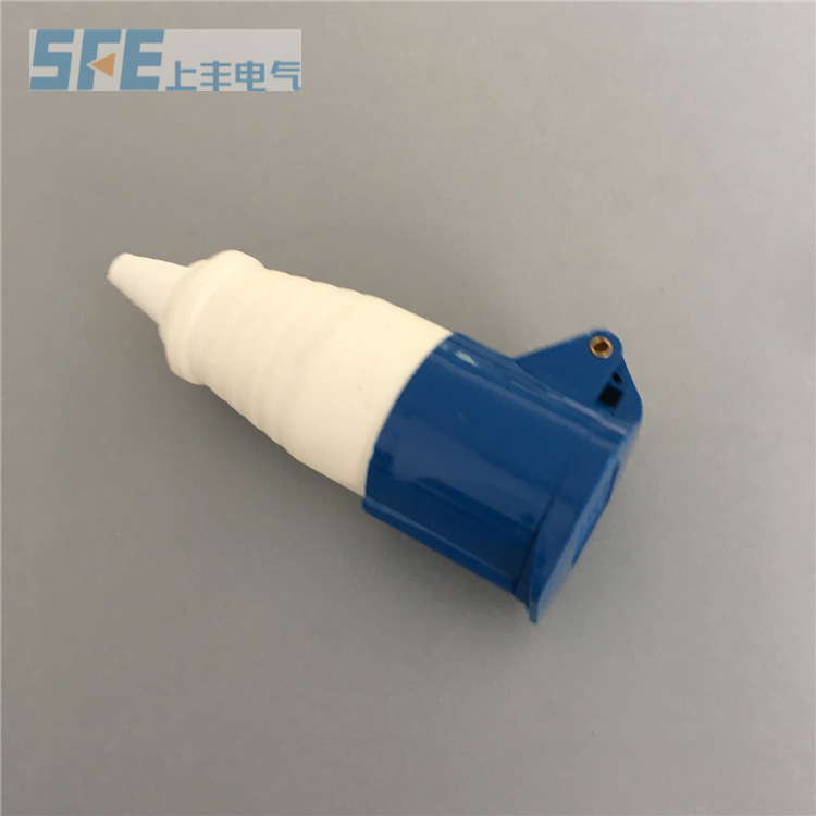 供应正品 上丰厂家工业连接器 16A 220V 3孔 SF-213L电缆保护