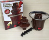 Household mini three -layer chocolate hot pot chocolate fountain melting tower with heating homemade chocolate