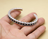 Fashionable trend bracelet, wholesale, silver 925 sample, Korean style