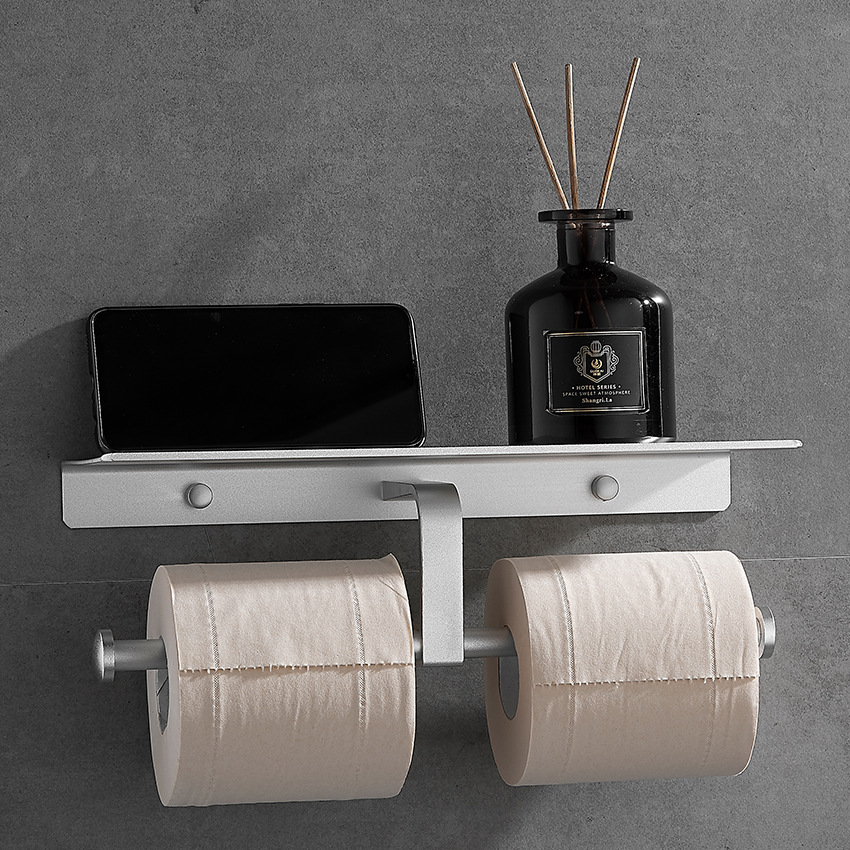 Titular de papel higiénico de acero inoxidable 304 ingeniería hotelera titular de papel higiénico rollo de papel titular de almacenamiento caja de pañuelos fabricante cuadrado