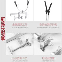 金屬多功能橋釣筏竿支架閥釣船釣炮台架杆伐竿釣魚竿筏釣