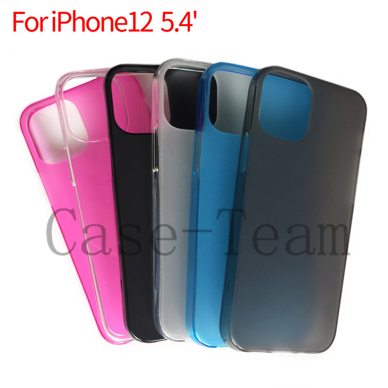 For Apple 12 Apple iPhone 12 mini 5.4 Mobile Phone Case Protective Cover Frosted Pudding