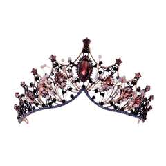 Bestselling Baroque Black Vintage Headpiece for Brides—Autumn/Winter Style, Wedding Accessory, Birthday Queen's Crown