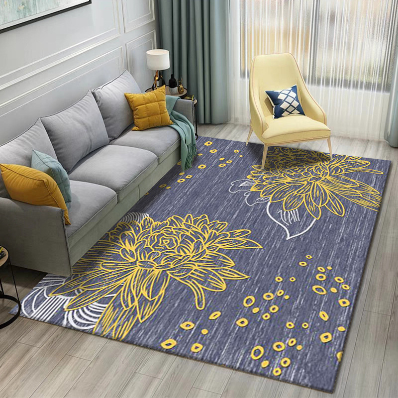 Alfombras nórdicas transfronterizas, alfombras de gran superficie para salas de estar, alfombras para sofá y mesa de centro, alfombras de oficina de fácil mantenimiento.