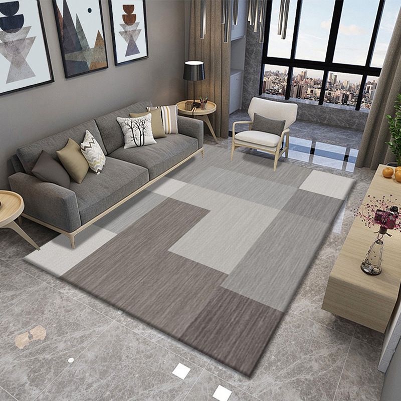 Alfombra de estilo europeo sala de estar simple moderna mesa de café americana dormitorio manta de cama completa manta de noche de estilo nórdico